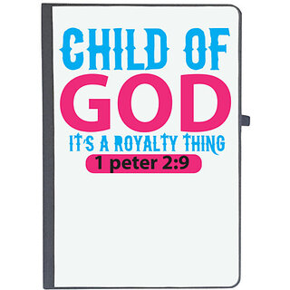                       UDNAG Ruled Notebook Diary '| CHILD OF', [A5 80Pages 80GSM]                                              