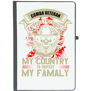                       UDNAG Ruled Notebook Diary 'Family | COMBA VETERAN', [A5 80Pages 80GSM]                                              