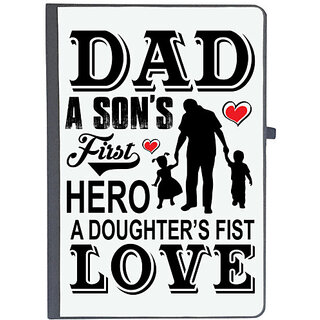                       UDNAG Ruled Notebook Diary 'Father | Dad A SONS', [A5 80Pages 80GSM]                                              