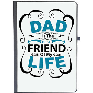                       UDNAG Ruled Notebook Diary 'Father | Dad is the best', [A5 80Pages 80GSM]                                              