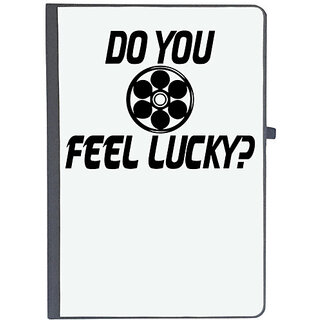                       UDNAG Ruled Notebook Diary 'Lucky | do you feel lucky-', [A5 80Pages 80GSM]                                              