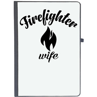                       UDNAG Ruled Notebook Diary 'Wife | firefighter wife', [A5 80Pages 80GSM]                                              