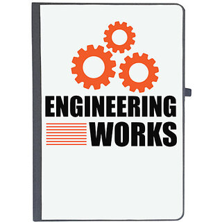                       UDNAG Ruled Notebook Diary 'Engineer | Engineering Works', [A5 80Pages 80GSM]                                              