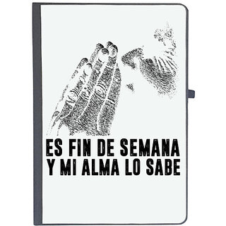                       UDNAG Ruled Notebook Diary 'ES FIN DE SEMANA', [A5 80Pages 80GSM]                                              
