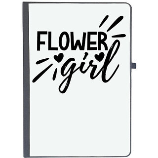                       UDNAG Ruled Notebook Diary 'Girl | Flower girl', [A5 80Pages 80GSM]                                              