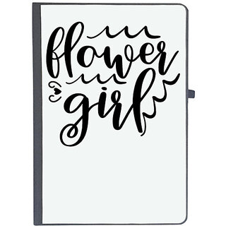 UDNAG Ruled Notebook Diary 'Girl | Flower', [A5 80Pages 80GSM]