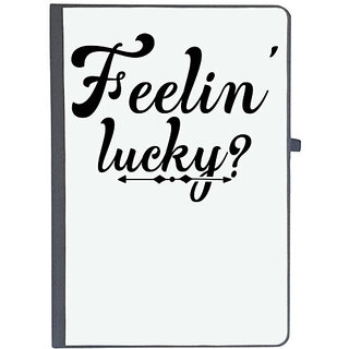                       UDNAG Ruled Notebook Diary 'Lucky | Feelin' lucky-', [A5 80Pages 80GSM]                                              
