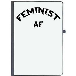                       UDNAG Ruled Notebook Diary 'Feminist | FEMINIST AF', [A5 80Pages 80GSM]                                              