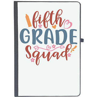                       UDNAG Ruled Notebook Diary 'School | fifth grade squad', [A5 80Pages 80GSM]                                              