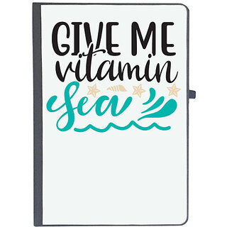                       UDNAG Ruled Notebook Diary 'Vitamin | Give me vitamin sea', [A5 80Pages 80GSM]                                              