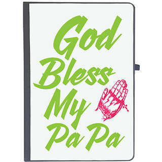                      UDNAG Ruled Notebook Diary 'Father |  Bless Papa', [A5 80Pages 80GSM]                                              