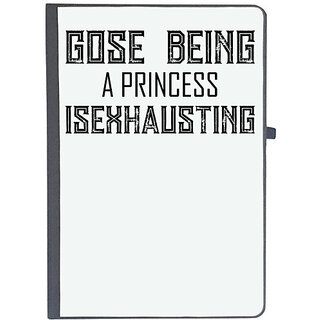                       UDNAG Ruled Notebook Diary 'Prinncess | GOSE BEING', [A5 80Pages 80GSM]                                              
