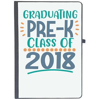                      UDNAG Ruled Notebook Diary 'School | Graduating Pre-K Class Of 2018', [A5 80Pages 80GSM]                                              