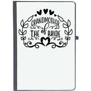                       UDNAG Ruled Notebook Diary 'Grand mother | Grandma of the bride', [A5 80Pages 80GSM]                                              