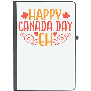                       UDNAG Ruled Notebook Diary 'Canada Day | happy canada day eh', [A5 80Pages 80GSM]                                              