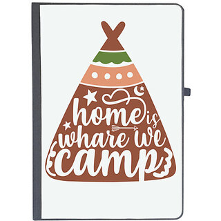                       UDNAG Ruled Notebook Diary 'Home | Home whare we camp_camp1', [A5 80Pages 80GSM]                                              