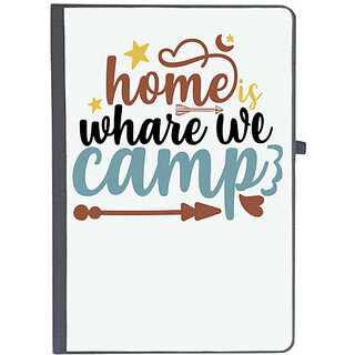                       UDNAG Ruled Notebook Diary 'Home | Home whare we camp', [A5 80Pages 80GSM]                                              