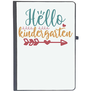                       UDNAG Ruled Notebook Diary 'School | hello kindergarten', [A5 80Pages 80GSM]                                              