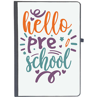                       UDNAG Ruled Notebook Diary 'School | Hello pre schooll', [A5 80Pages 80GSM]                                              