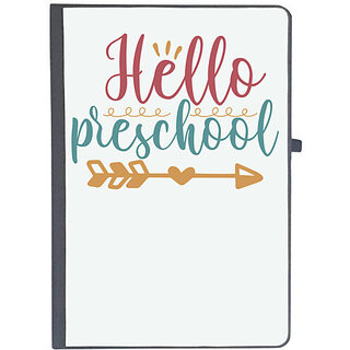                       UDNAG Ruled Notebook Diary 'School | hello pre- school', [A5 80Pages 80GSM]                                              