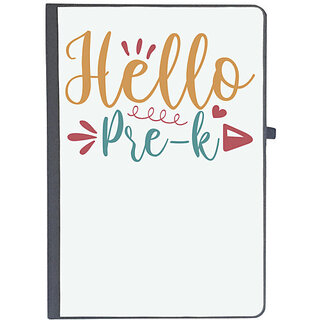                      UDNAG Ruled Notebook Diary 'School | hello pre-k', [A5 80Pages 80GSM]                                              