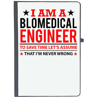                       UDNAG Ruled Notebook Diary 'Engineer | I AM A BLOMEDICAL', [A5 80Pages 80GSM]                                              