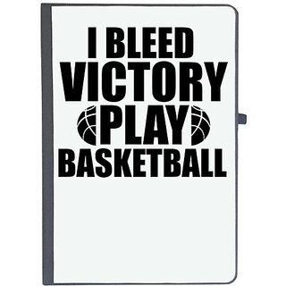                       UDNAG Ruled Notebook Diary 'Basketball | I bleed Vectory', [A5 80Pages 80GSM]                                              