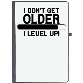                       UDNAG Ruled Notebook Diary 'Older | I DON'T GET OLDER I LEVEL UP!', [A5 80Pages 80GSM]                                              