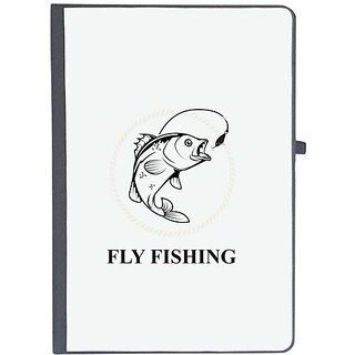                       UDNAG Ruled Notebook Diary 'Fishing | I DONT GO', [A5 80Pages 80GSM]                                              