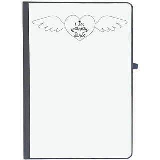                       UDNAG Ruled Notebook Diary '| i just wanna dance', [A5 80Pages 80GSM]                                              