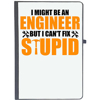                       UDNAG Ruled Notebook Diary 'Engineer | I Might Be An Engineer But I Can't fix Stupid,', [A5 80Pages 80GSM]                                              