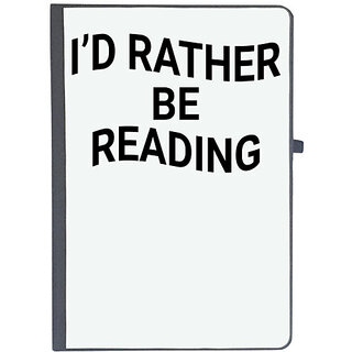                       UDNAG Ruled Notebook Diary 'Reading | i'd rather be reading', [A5 80Pages 80GSM]                                              