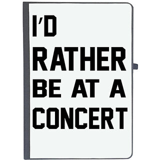                       UDNAG Ruled Notebook Diary 'Concert | i'd rather', [A5 80Pages 80GSM]                                              