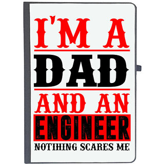                       UDNAG Ruled Notebook Diary 'Father | I'M ADAD and an', [A5 80Pages 80GSM]                                              