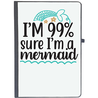                       UDNAG Ruled Notebook Diary 'Mermaid | Im 99% sure Im a mermaid', [A5 80Pages 80GSM]                                              