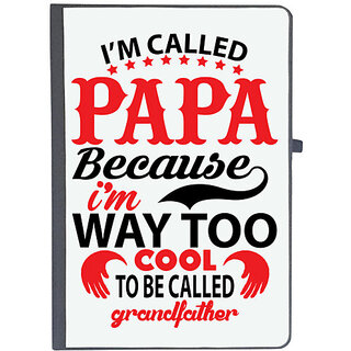                       UDNAG Ruled Notebook Diary 'Father | IM CALLED PAPA', [A5 80Pages 80GSM]                                              
