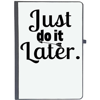                       UDNAG Ruled Notebook Diary 'Do it | just do it later', [A5 80Pages 80GSM]                                              