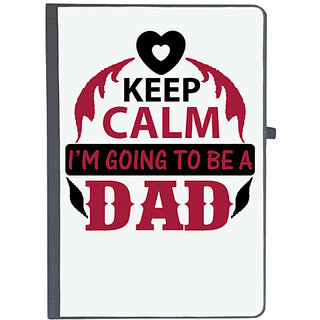                       UDNAG Ruled Notebook Diary 'Father | Keep Clam', [A5 80Pages 80GSM]                                              
