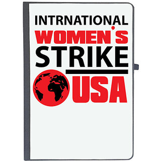                       UDNAG Ruled Notebook Diary 'Strikes | International Womens Strike', [A5 80Pages 80GSM]                                              