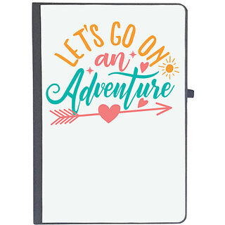                       UDNAG Ruled Notebook Diary 'Adventure | let's go on an adventure', [A5 80Pages 80GSM]                                              