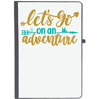                       UDNAG Ruled Notebook Diary 'Adventure | Let's go on the adventure', [A5 80Pages 80GSM]                                              