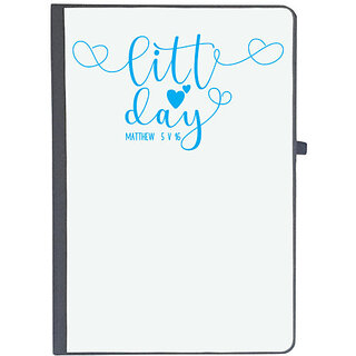                       UDNAG Ruled Notebook Diary '| Little Day', [A5 80Pages 80GSM]                                              