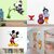EJA Art Combo of 4 Wall Sticker Cute Panda On Tree-(90 X 95 Cms)|Cute Bal Krishna Makhan Chor-(60 X 40 Cms)|Cute Mickey Mouse-(51 X 50 Cms)|Cute Mouse-(50 X 45 Cms)-Matrial Vinyl