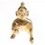 Attractive Lord Laddu Gopal / Ball Krishna / Thakur ji Brass Statue for Pooja