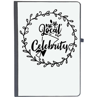                       UDNAG Ruled Notebook Diary 'Celebrity | LOCAL CELEBRITY', [A5 80Pages 80GSM]                                              