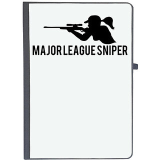                       UDNAG Ruled Notebook Diary 'Sniper | major league sniper', [A5 80Pages 80GSM]                                              