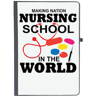                       UDNAG Ruled Notebook Diary 'Nurse | Making Nation nursing school', [A5 80Pages 80GSM]                                              