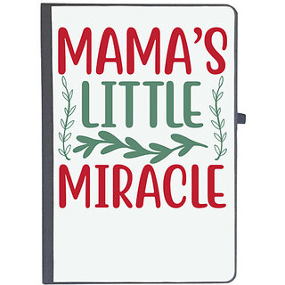                       UDNAG Ruled Notebook Diary 'Mother | MAMAS LITTLE MIRACLE', [A5 80Pages 80GSM]                                              