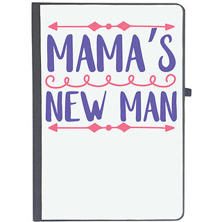                       UDNAG Ruled Notebook Diary 'Mother | MAMAS NEW MAN', [A5 80Pages 80GSM]                                              