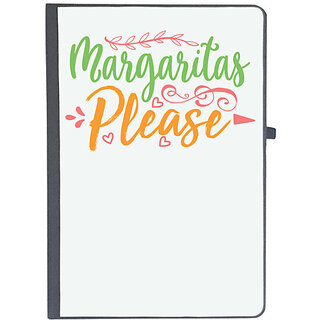                      UDNAG Ruled Notebook Diary 'Margarita | Margaritas Please', [A5 80Pages 80GSM]                                              